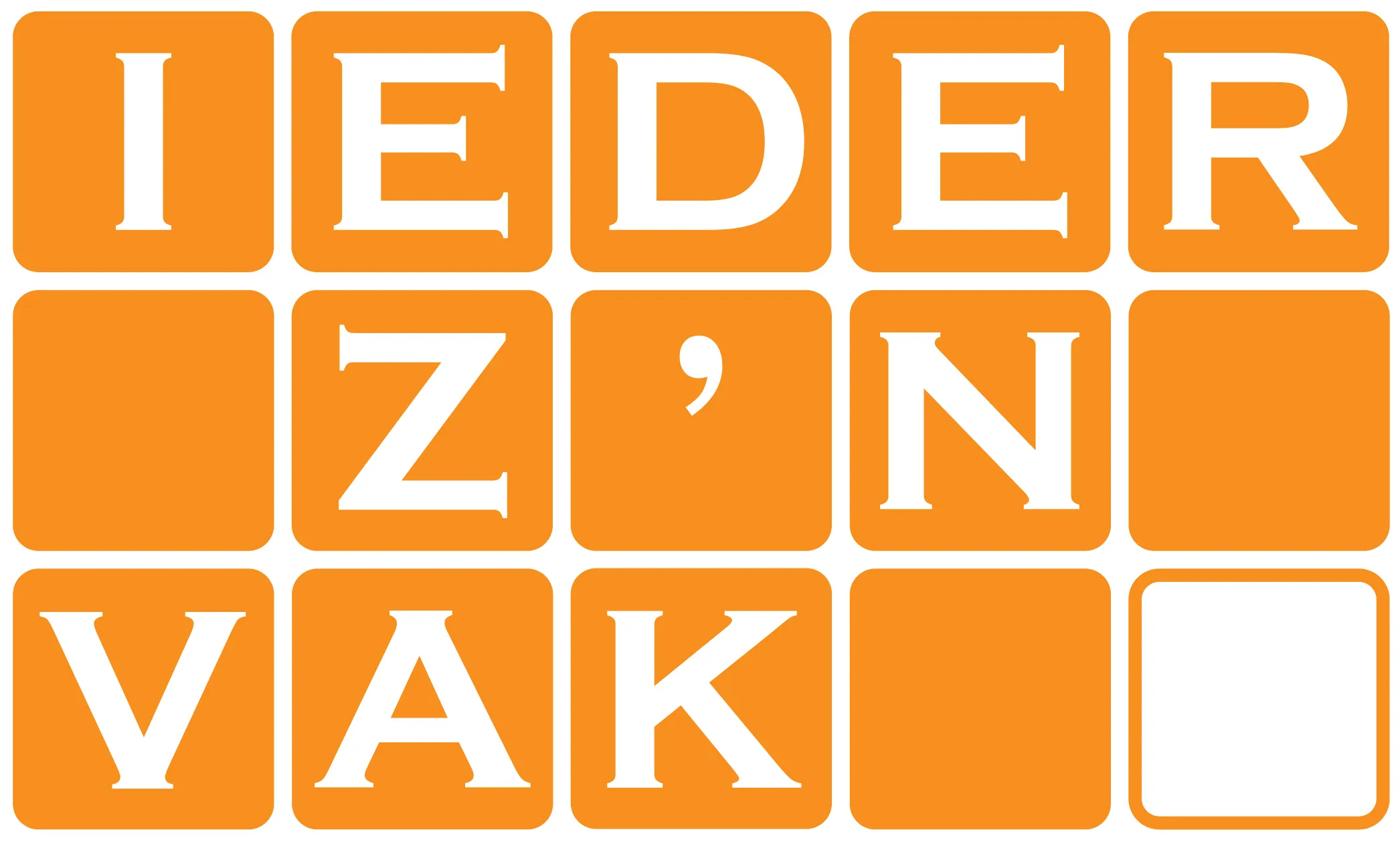 Logo Ieder z’n Vak/ Nijmegen/ winkel/ 150 ondernemers onder 1 dak/ conceprstore.